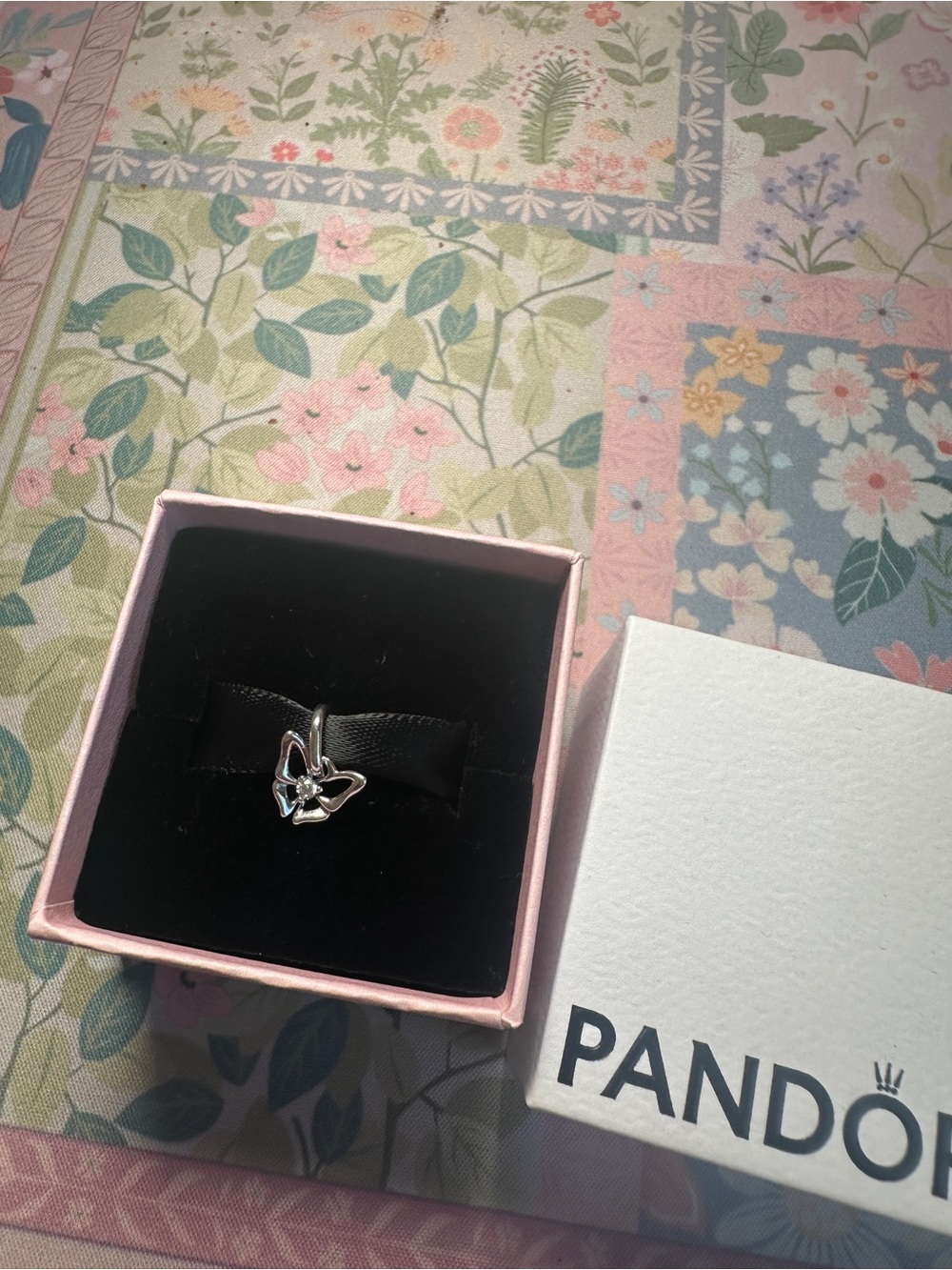 Pandora Silver Butterfly Charm